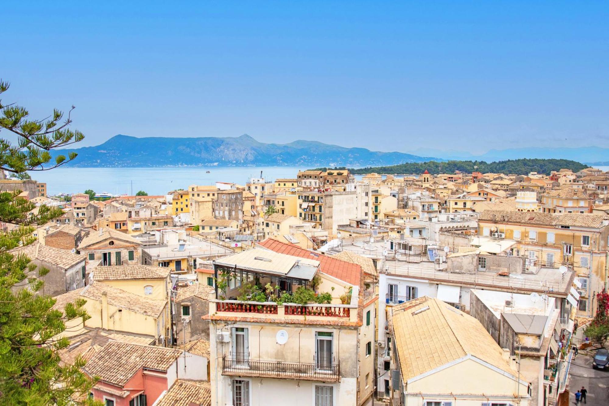 Seaview Serenity Apartment Corfu  ภายนอก รูปภาพ
